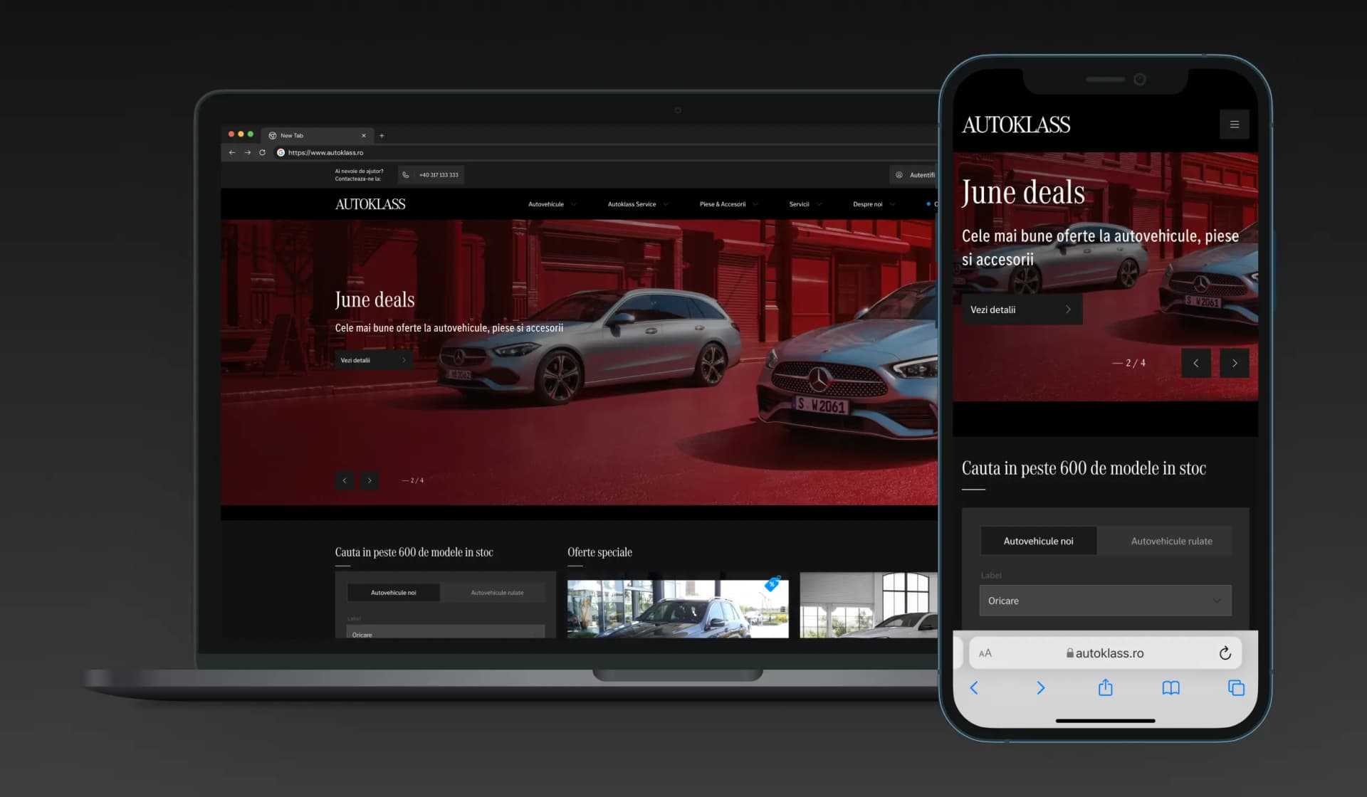 Autoklass mobile app screenshot
