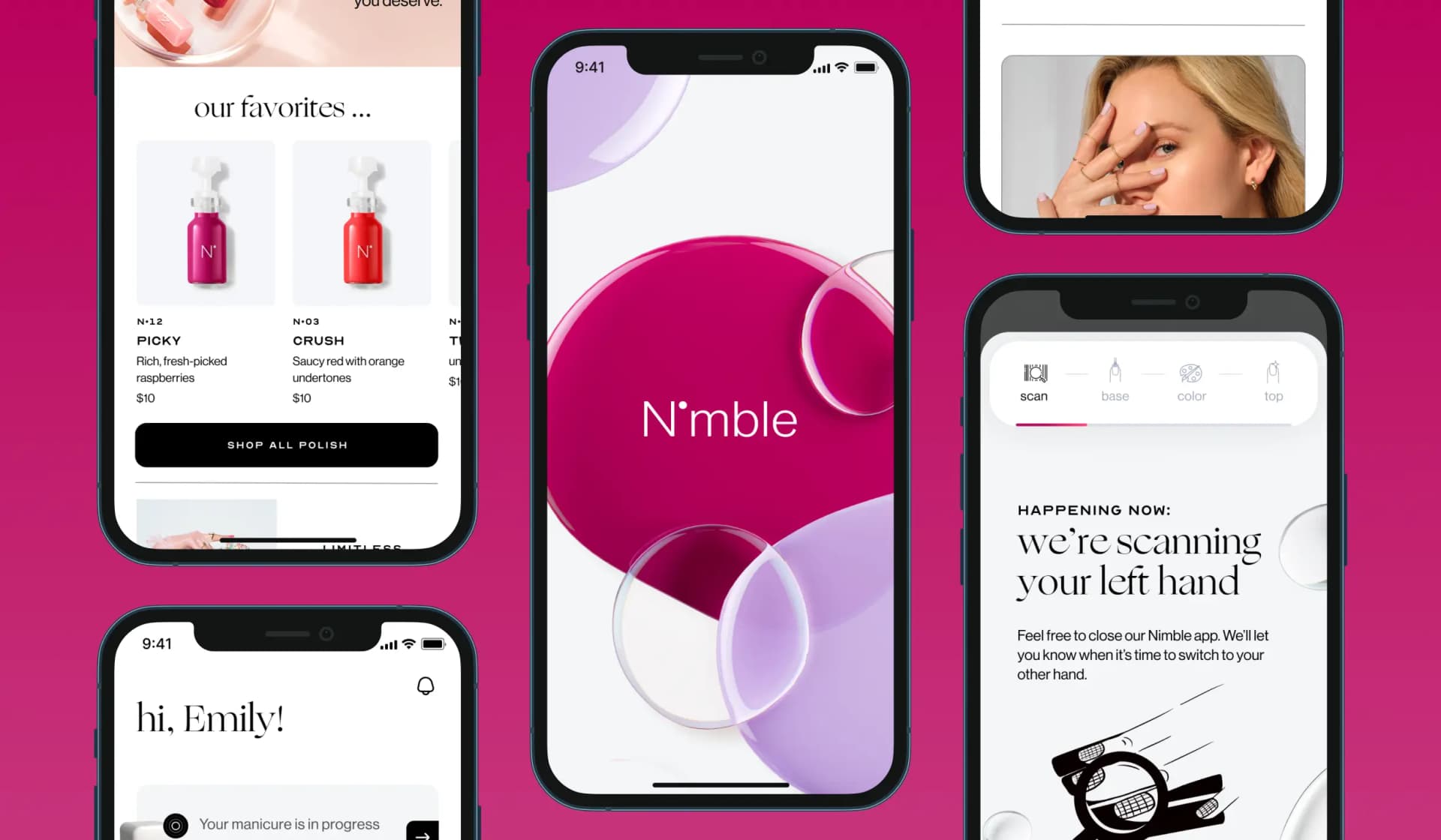Nimble mobile app screenshot
