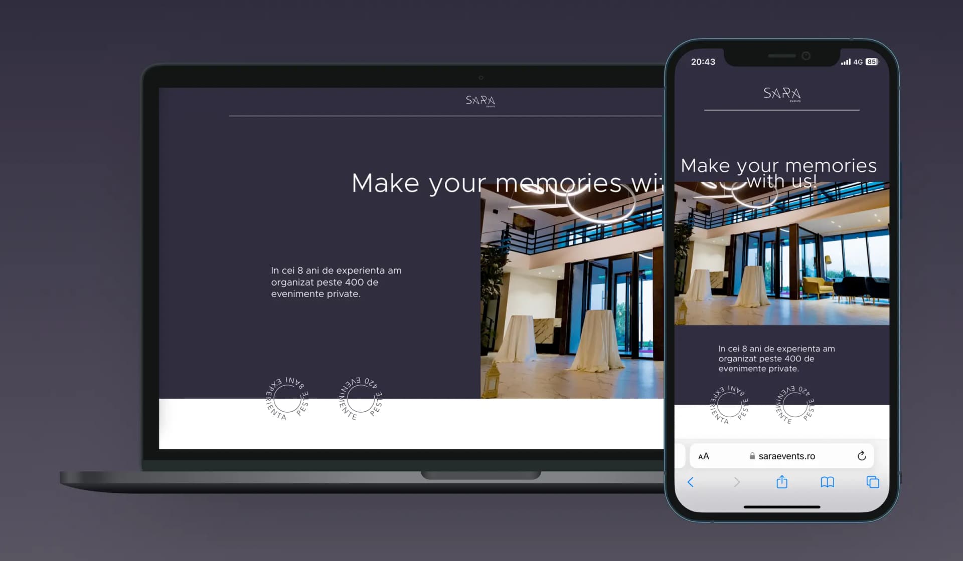 Sara mobile app screenshot